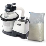 Pompe � filtre � sable 5700 l / h intex 26644 + 25 kg de sable
