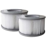 Pompe et filtre de spa, lot de 2 cartouches filtrantes pour spa gonflable aafgvc