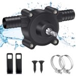 Pompe de forage pompe perceuse lectrique mini pompe  eau diesel portable pour liquides, diesel, huile, ...