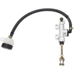 Pompe de frein arri�re de moto matre - cylindre de frein arri�re universel avec r�servoir pour atv quad ...