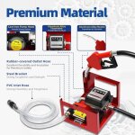 Pompe gasoil 230v 200 w pompe a gasoil electrique auto pompe � fioul automatique pistolet pompes � carburant ...