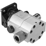 Pompe hydraulique pour fendeuse de b�ches mophorn, 16 gpm, pompe � engrenages � 2 �tages 4000 psi, entr�e ...