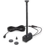 Pompe solaire de remplacement 6 - 9v 230l / h pompe solaire pompe dtang bassin de jardin esotec 101988 ...