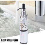 Pompe immerg�e pour puits profond solaire, 280w, d�bit 960l / h, hauteur 60m, pompe de puits submersible, ...