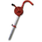 Wiltec pompe vidange huile ptrole diesel  manivelle ? dbit 22 l / min ? tuyau 26 mm, raccord pour ...