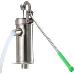 Pompe manuelle pour puits - pompe de d'eau - manuel en acier inoxydable - outil d'aspiration de puits ...