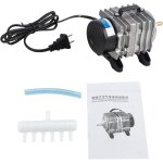 Pompe � oxyg�ne �lectromagn�tique d'aquarium 18w 25l / min utilis�e pour l'�tang de fruits de mer d'aquarium ...