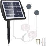 Pompe à oxygène solaire, aérateur de bassin solaire 2 w avec batterie 2 200 mah, pompe à air solaire ... Pompe à oxygène solaire, aérateur de bassin solaire 2 w avec batterie 2 200 mah, pompe à air solaire ...