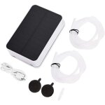 Pompe � oxyg�ne solaire, �nergie solaire, oxyg�nateur solaire pour bassin ou aquarium, 1, 45 w