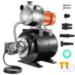 Mophorn - pompe pour puits peu profonds 1, 6 hp avec rservoir sous pression de 5 gallons, 1320 gph, ...