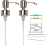 [jamais utilis�] pompe de rechange pour distributeur de savon liquide - acier inoxydable, inox � finition ...