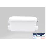 Pompe de relevage douche eaux us�es faible encombrement silencieuse bsf - shower - s - mini, marque fran�aise ...
