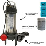Pompe de relevage semisom 290 m - aut griffe eaux charges jetly