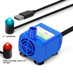 Pompe de remplacement pour fontaine animaux, moteur am�lior� avec arr�t automatique intelligent