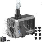 Pompe submersible pour aquarium, 2000 litres / heure, 35 watts, pour �tang, filtre de fontaine, chj - ...