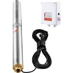 Mophorn - pompe submersible pour puits profonds 2200 w - construction en acier inoxydable. d�bit puissant ...