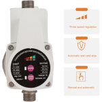 Pompe de surpression, pompe de surpression d'eau 200w dc 24v dn15 pompe de surpression automatique � ...