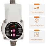 Pompe de surpression, pompe de surpression d'eau 200w dc 24v dn15 pompe de surpression automatique � ...