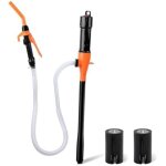Pompe de transfert de carburant portable 2, 2 gpm - siphon �lectrique avec buse de contr�le de d�bit ...