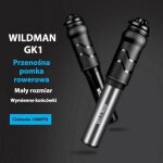 Pompe  vlo en aluminium wildman gk1, noire - manuelle, lgre