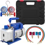 Mophorn pompe à vide à air 4cfm 1 / 4hp ensemble de manomètre de collecteur de réfrigération hvac kit ... Mophorn pompe à vide à air 4cfm 1 / 4hp ensemble de manomètre de collecteur de réfrigération hvac kit ...