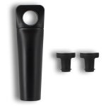 Pompe  vin avec 2 bouchons en silicone