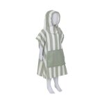Poncho de plage enfant 'wili' 55x70cm vert cladon