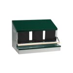 Gaun - pondoir volailles collectif en mtal longueur 75cm
