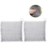 Ponge mtallique inox rcurer inox fer pot fil boule ponges  rcurer en mtal 4 pouces 2 pices pour ...