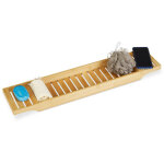 Pont de baignoire bambou hxlxp: 4, 5 x 68, 5 x 14, 5 cm plateau de bain tablette salle de bain, nature ... Pont de baignoire bambou hxlxp: 4, 5 x 68, 5 x 14, 5 cm plateau de bain tablette salle de bain, nature ...