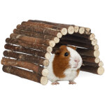Pont en bois rongeur, tunnel pour cage, hamsters, peut être plié, bois de chima, hlp 2x29x17cm, nature ... Pont en bois rongeur, tunnel pour cage, hamsters, peut être plié, bois de chima, hlp 2x29x17cm, nature ...