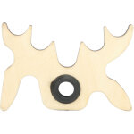 Pont de queue de billard portable en bois � enfiler, t�te de pont de queue de billard moosehead pour ...