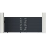 Casanoov - portail aluminium coulissant arlberg 400x160cm Casanoov - portail aluminium coulissant arlberg 400x160cm