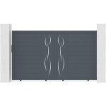 Casanoov - portail aluminium coulissant life 300x180cm
