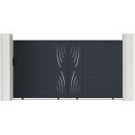 Portail aluminium coulissant veleta 300x180cm
