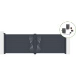 Casanoov - portail battant 4m veleta h. 120cm alu + motorisation bunker b500