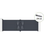 Portail battant 4m veleta h. 120cm alu + motorisation ranger b150