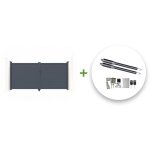 Casanoov - portail battant lectrique eiger 300x140cm + motorisation ranger b150