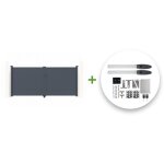 Casanoov - portail battant lectrique eiger 350x160cm + motorisation hicker b200