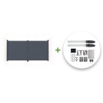 Casanoov - portail battant lectrique eiger 350x180cm + motorisation hicker b200