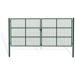 Casanoov - portail battant grillag vert olga 4m h. 180cm