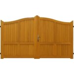 Portail en bois plein l3, 50m x h1, 60 / 1, 80 gd menuiseries