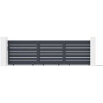 Casanoov - portail coulissant 5m vogel h. 140cm aluminium
