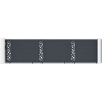 Casanoov - portail coulissant 6m sunny h. 140 aluminium gris
