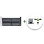 Casanoov - portail coulissant lectrique vogel 400x140cm + motorisation ranger c300