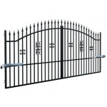 Azura home design - portail éliza iii double battant 3, 5 m avec motorisation intégrée - pack sécurité: ... Azura home design - portail éliza iii double battant 3, 5 m avec motorisation intégrée - pack sécurité: ...