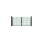 Cloture&jardin - portail grillagé vert jardimalin - largeur 2m - 2 mètres Cloture&jardin - portail grillagé vert jardimalin - largeur 2m - 2 mètres