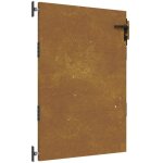 Portail de jardin 85x150 cm acier corten