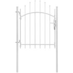 Maison chic - portail de jardin portail de clôture portillons de jardin acier 1 x 1, 75 m blanc xrjr190466 ... Maison chic - portail de jardin portail de clôture portillons de jardin acier 1 x 1, 75 m blanc xrjr190466 ...