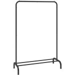 Portant a vetements 101x40x151 cm porte - manteau avec etageres a chaussures 1 tringle penderie a vetements ...